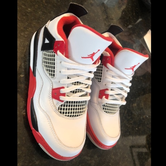 Jordan Other - Jordan 4 Retro Fire Red - Youth Size 3